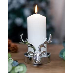 Marco Paul Elegant Deer Candle Holder for Room Decor, Christmas Decorations for Home, Dining Table Centrepiece & Tea Light Holder, Christmas Table Decorations, Home Decor, Christmas Decorations