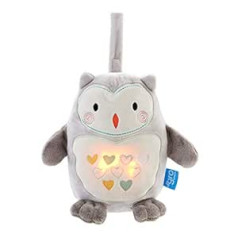 Grofriend Ollie the Owl Baby Sleep Aid plīša muzikālā kastīte un nakts gaisma