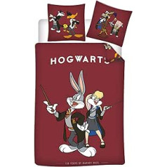 AYMAX Hogwarts Looney Tunes gultas veļas komplekts 135 x 200 cm