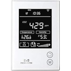 MCO mājas Z-Wave viedais gaisa kvalitātes CO2 sensors, 220 VAC, MH9-CO2-WA