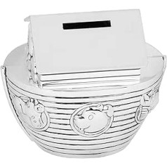 Bambino WY5086 Silver Plated Noah's Ark Money Box