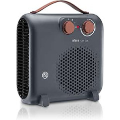 Ufesa Crux Dual Heater 2000 W, 3 jaudas līmeņi, regulējams termostats, plakana un vertikāla lietošana, ventilācijas funkcija, pelēka