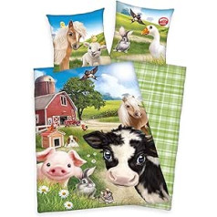 Herding Farm World Gultas veļa 135 x 200 cm 100% Kokvilna