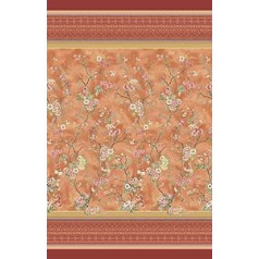 Bassetti Foulard Pallanza O1 9324047 Mako Satin Cotton Orange 350 cm x 270 cm