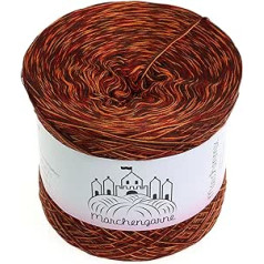 Krāsu gradienta dzija plankumaina 300 g - 1140 m 4 slāņu Bobbel Wool roku adīšanas dzija Adīšana tamborēta (rudens)