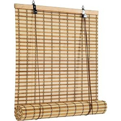 Cy.curtain bright Bamboo Roller Blind Indoor Blinds Wooden Blinds Sun Shade Privacy Window Door Window 120x175cm