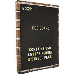 Flashpoint 556093 Pegboard with 350 White/Yellow Characters