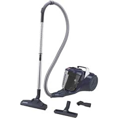 Hoover br71-br20 putekļsūcējs vilkšanai bez maisa Breeze, 700 vati, 2 litri, zils/pelēks/dūmu