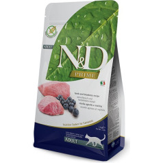 n&d prime lamb & blueberry adult - sausa kaķu barība - 1,5kg