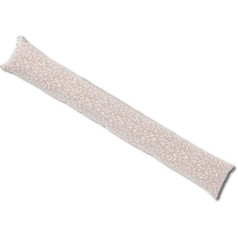 Casatessile Draught Exceler 110 cm garš. Polsterēts un noņemams pārvalks Riccio Cotton Draught Excluder - Bianco