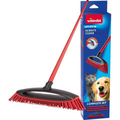 Набор щеток Vileda Always Clean Pet Pro, красный, средний