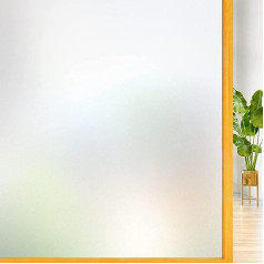 Cinbee Opaque Window Film Self-Adhesive Privacy Film Window Frosted Glass Film Anti-UV (90 x 200 cm, Matte)