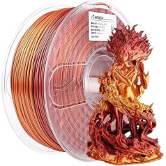 Amolen 3D printera pavediens Silk PLA Filament 1.75mm 1 kg.