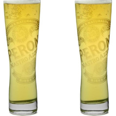 TUFF LUV Peroni Pint glāzes (2 komplekts)