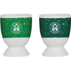 Pasaules kausa izcīņa Euros SPL Premier League Porcelāna krāsas šļakatām Mīksts cieti vārītas olas kauss (Hibernian)