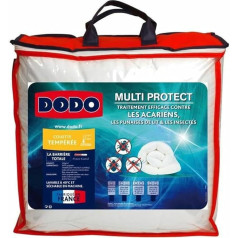 DODO Rūdīta sega pret ērcēm un kukaiņiem 240 x 260 cm Divvietīga sega Multi Protect Mīkstums un aizsardzība Mazgājama veļasmašīnā 40°C temperatūrā