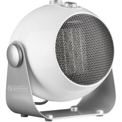 Olimpia Splendid 99447 Caldodesign keramiskais ventilatora sildītājs 1800 W, 50 m³, balts