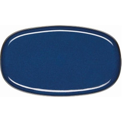 ASA Saisons 27201107 Oval Plate Stoneware Blue Izmērs: 31 cm x 18 cm x 2 cm