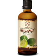 Bergamotes ēteriskā eļļa 100 ml - Citrus Bergamia - tīra bergamotes eļļa skaistumkopšanai - aromterapijai - matiem un ādai - eļļas deglis - difuzors - aromāterapijai - smaržīgā eļļa