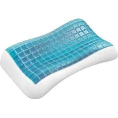 Technogel Pixel anatomiski izliekts kakla atbalsta spilvens (66cm x 40cm, 11) TG-PIL-EC11 Balts