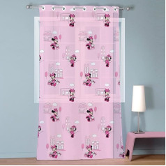 CTI Disney Home Minnie 047712 Aizkars ar cilpiņu 140 x 240 cm Rozā krāsā