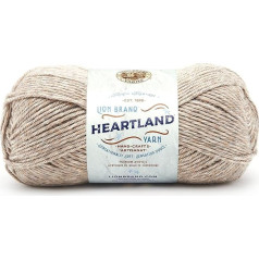 Lion Brand Yarn Company Heartland-Garnknäuel, 142 g, 100% akrils, Grand Canyon, 10,89 x 10,89 x 22,95 cm