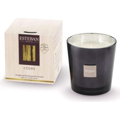 Esteban Lielā aromātiskā svece 450g Cedar Wood