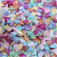 Apdare šūšanai, mirdzoši fliteri, apvalks, PVC, brīvi fliteri, fliteri, nagu māksla, šūšanas materiāls, kāzas, amatniecība, apģērbs, DIY piederumi, 20g (krāsa: Ab Mix, izmērs: 0.24 * 0.31in).