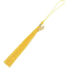 Operitacx 25 gabali izlaiduma pušķis Rituāls Rituāls Rituāls Rituāls Zelta apdare Graduations Cap Tassels Edge Ornament Fringe Pendant Tassels for Graduation Cap 2023 Golden Retriever Hat Phnom Penh