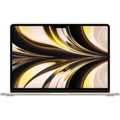 Macbook air 13,6 colių: m2 8/10, 8gb, 512gb - mėnulio šviesa