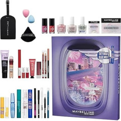 Maybelline New York Adventes kalendārs 2024 31 durvis ar 31 skaistuma pārsteigumu