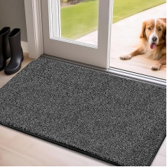 Mibao Doormat iekštelpu durvju paklājs 24x35,5 collu Dirt Trapper Mat neslīdošs zema profila mašīnā mazgājams suņu durvju paklājs Super absorbējošs laipni mat priekšējām durvīm aizmugurējā durvīm