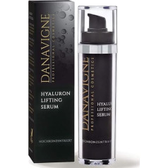 Danavigne Pure Hyaluronic Serum Augsti koncentrēts nostiprinošs pretnovecošanās gels ar hialuronskābi pret grumbām un tūlītēju liftinga efektu acu, sejas, kakla un dekoltē serums - 1x 50 ml