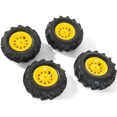 rolly toys 409303 Pneimatiskās riepas traktoriem ar dzeltenu disku