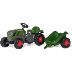 Rolly Toys rollyKid Fendt 516 Vario 013166 Pedāļu traktors ar piekabi Vecums 2,5 - 5 gadi Aizmugurējais sajūgs un grozāmā stūres ierīce