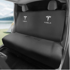 EVMODS priekš Tesla Model Y Aizmugurējo sēdekļu pārvalki Seat Protector Ūdensnecaurlaidīga suņu sega automašīnas aizmugurējam sēdeklim priekš Tesla Aizsargpārsegi Model Y Aksesuāri 1 gab. (Melns)