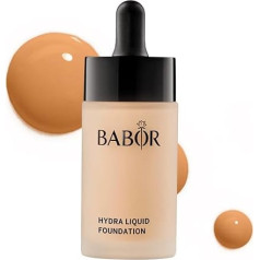 BABOR MAKE UP Hydra Liquid Foundation, grims sausai ādai, ar hialuronskābi, vidēji noturīgs, ilgnoturīgs, 1 x 30 ml