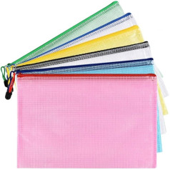 Plastic Wallets A4 Zip Wallets Plastic Zip Wallets A4 Ziplock Bags Zip Wallets - Pack of 36