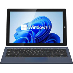 AWOW 10,1 collu planšetdators Wi-11 ar Celeron N4120, 8 GB LPDDR4, 256 GB eMMC, skārienjūtīgo ekrānu un noņemamu vācu QWERTY tastatūru - 2-in-1 mini klēpjdators (bez pildspalvas)