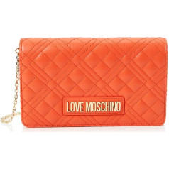 Moschino Borsa donna Love a spalla/tracolla ecopelle trapuntata arancione ruggine BS24MO86 JC4079