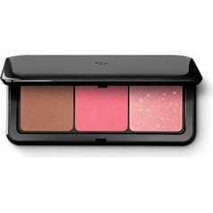 KIKO Milano Multi Finish Trio Blush & Bronzer Palette 03 | Sejas palete ar 1 bronzeri un 2 krēmiem ar matētu un metālisku apdari