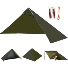 Onewind Survival Shelter, Ultralight Emergency Survival Shelter, izturīgs pret lietu un vēju, kempingam, pārgājieniem un mugursomām