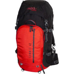 Tashev Outdoors Summit 42 Hiking Rucksack Daypack, Black & red