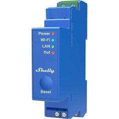 Shelly Pro 1 Smart Relay WiFi Bluetooth 1 kanāla Din Rail Professional