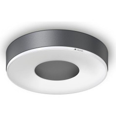 Steinel Connect RS 200 SC LED griestu gaisma, viedā sienas gaisma, kustības sensors, regulējama, ar aplikāciju vadāma, 17,1 W, 3000 K, antracīta krāsā