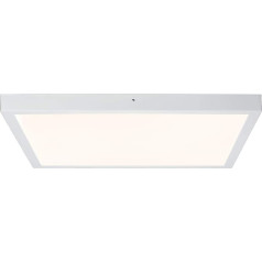 Paulmann 70647 Virsmas paneļa LED Lunar apaļa griestu gaisma 27.4W Gaisma 3000K Silti balta LED panelis Balts matēts Alu 600x600 mm 230V, ieskaitot gaismekli.