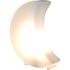 8 Seasons Design 32351 E27 Edisona skrūvējamā kompaktā luminiscences gaisma (CFL) Mini 40 cm āra spīdošais mēness, balts