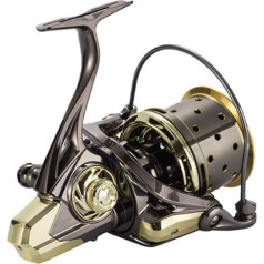 LIZHOUMIL Pilna metāla stieples spininga spole Jūras stienis Long Casting Reel 12000 Deep Line