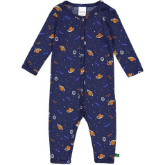 Fred's World by Green Cotton Baby Boys Galaxy Bodysuit Base Layer