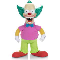 Jakks Pacific The Simpsons runājošā lelle Krusty Plush 46 cm Labā un ļaunā lelle Krusty no klasiskās 